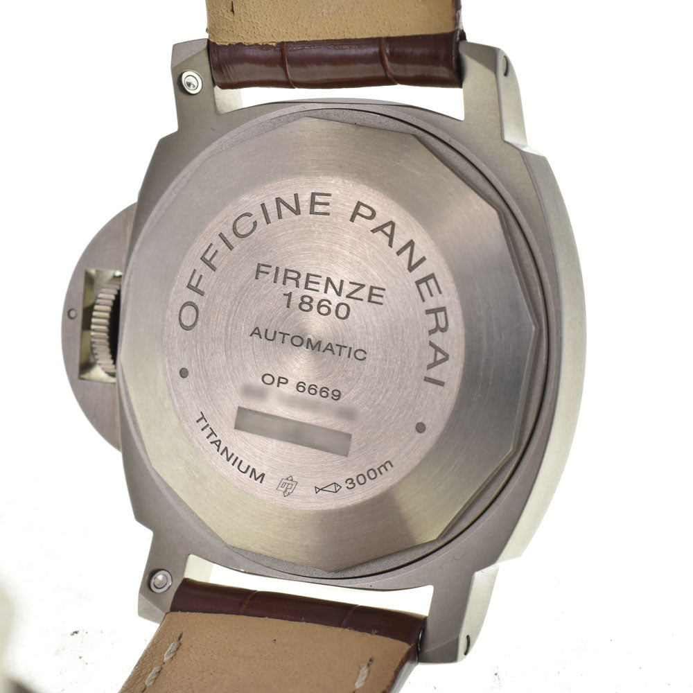 PANERAI Luminor Marina PAM00240 Small second Tobacco brown Dial Automatic Men's
 Watch Q#146418