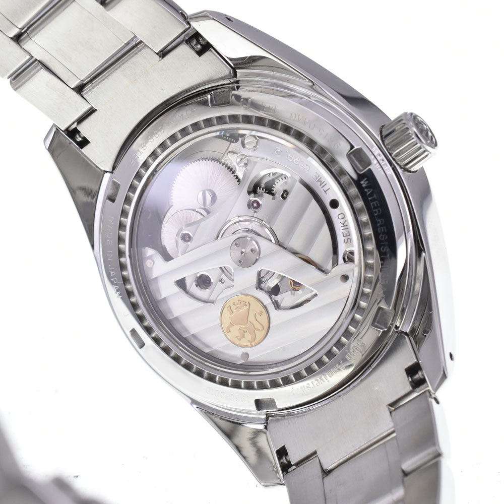 with paper SEIKO Grand Seiko SBGA055/9R15-0AA0 50th Anniversary Limited Edition of 300 Bottles Silver Dial Spring drive Men's
 Watch Q#146420