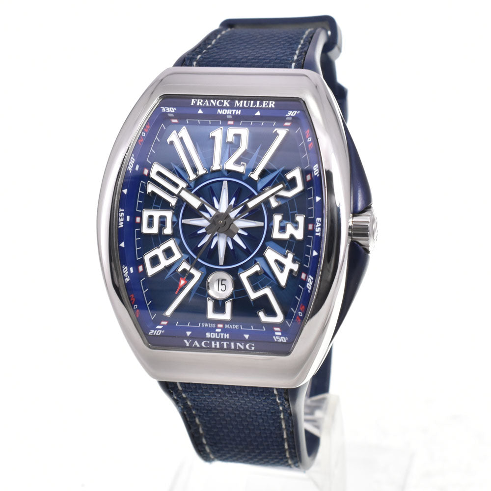 with paper FRANCK MULLER Vanguard V45SCDTYACHTING ACBL Date blue Dial Automatic Men's
 Watch D#146421