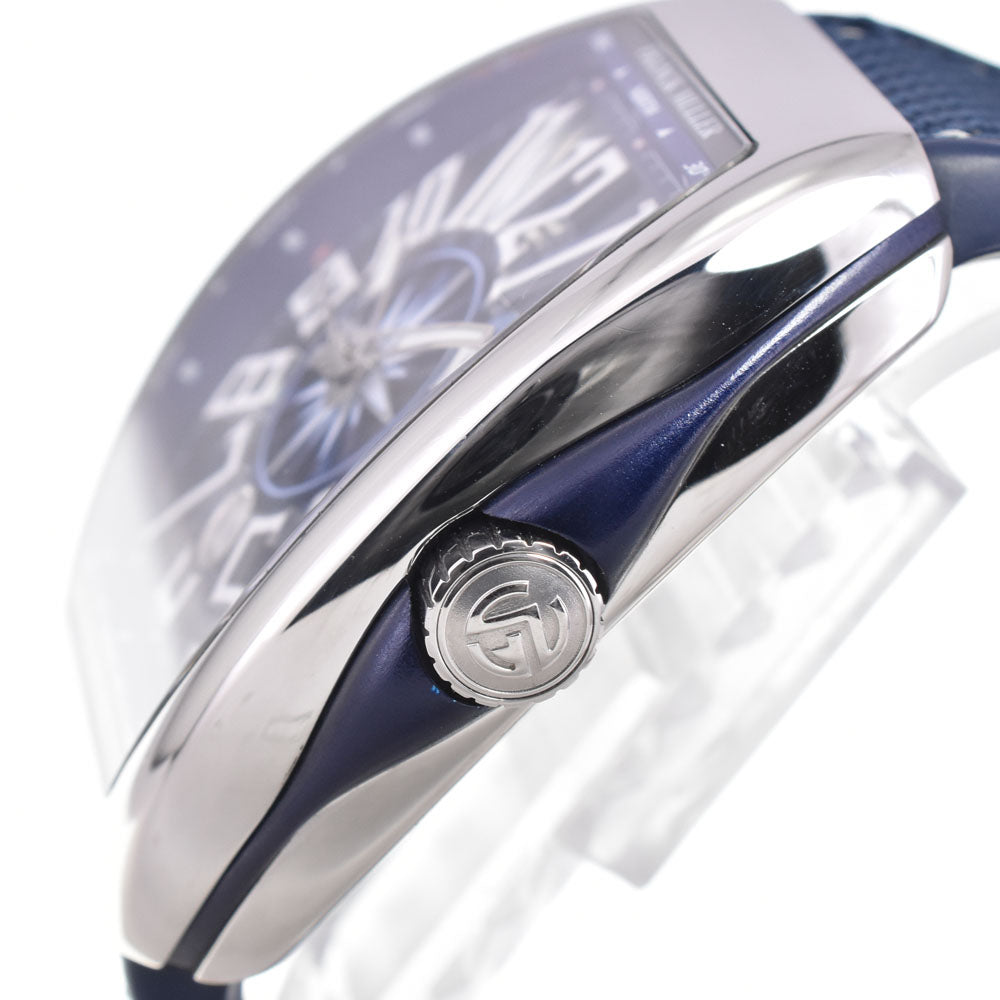 with paper FRANCK MULLER Vanguard V45SCDTYACHTING ACBL Date blue Dial Automatic Men's
 Watch D#146421