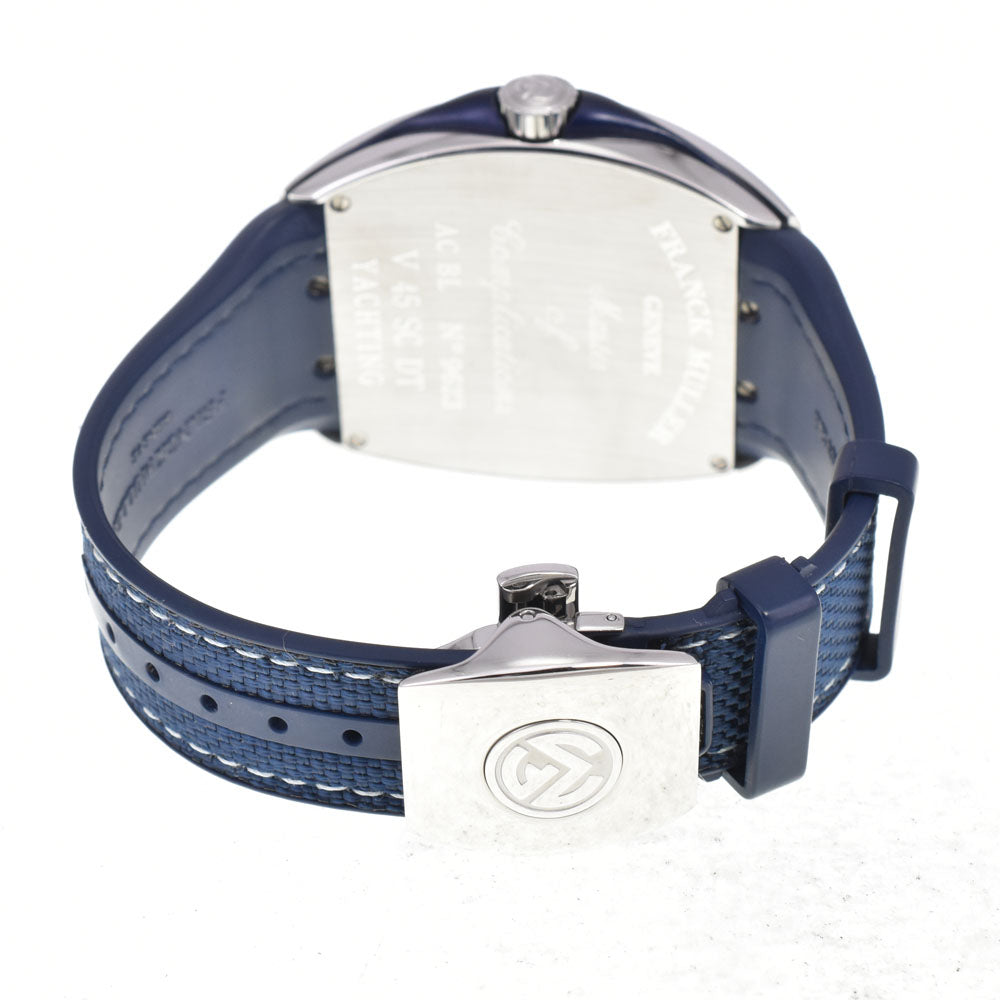 with paper FRANCK MULLER Vanguard V45SCDTYACHTING ACBL Date blue Dial Automatic Men's
 Watch D#146421
