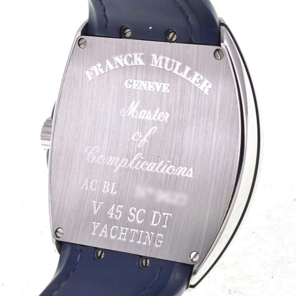 with paper FRANCK MULLER Vanguard V45SCDTYACHTING ACBL Date blue Dial Automatic Men's
 Watch D#146421