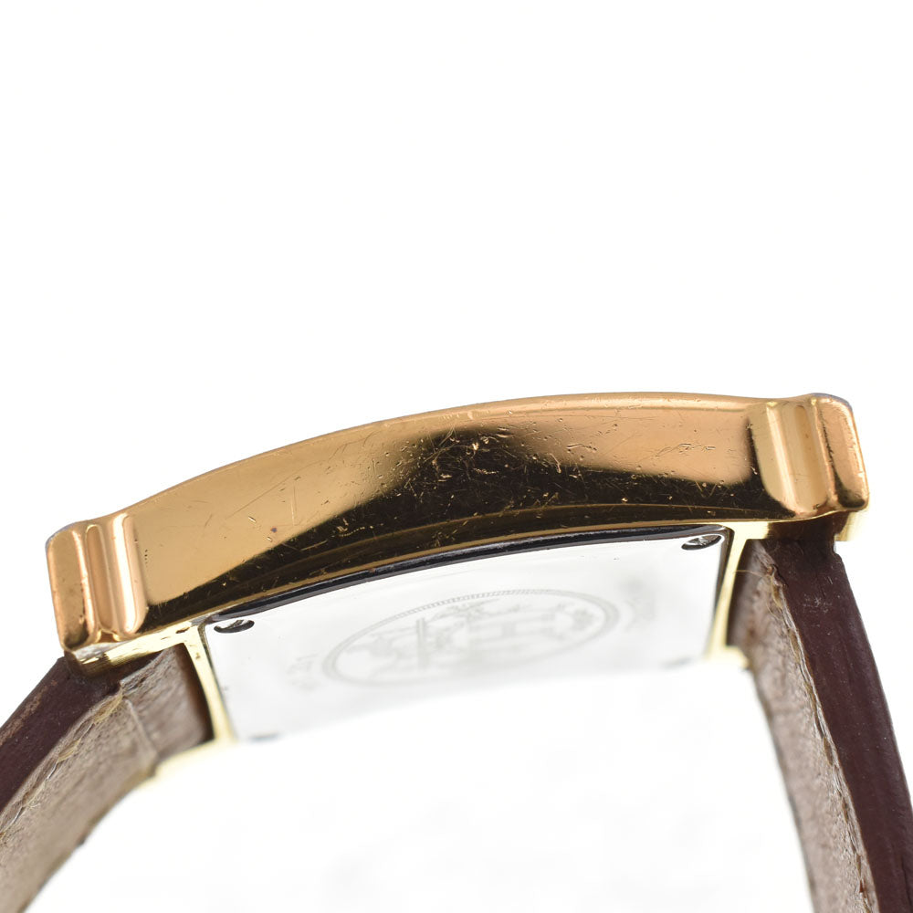 HERMES H watch HH1.201 gold Dial Quartz Ladies
 Watch Q#146424
