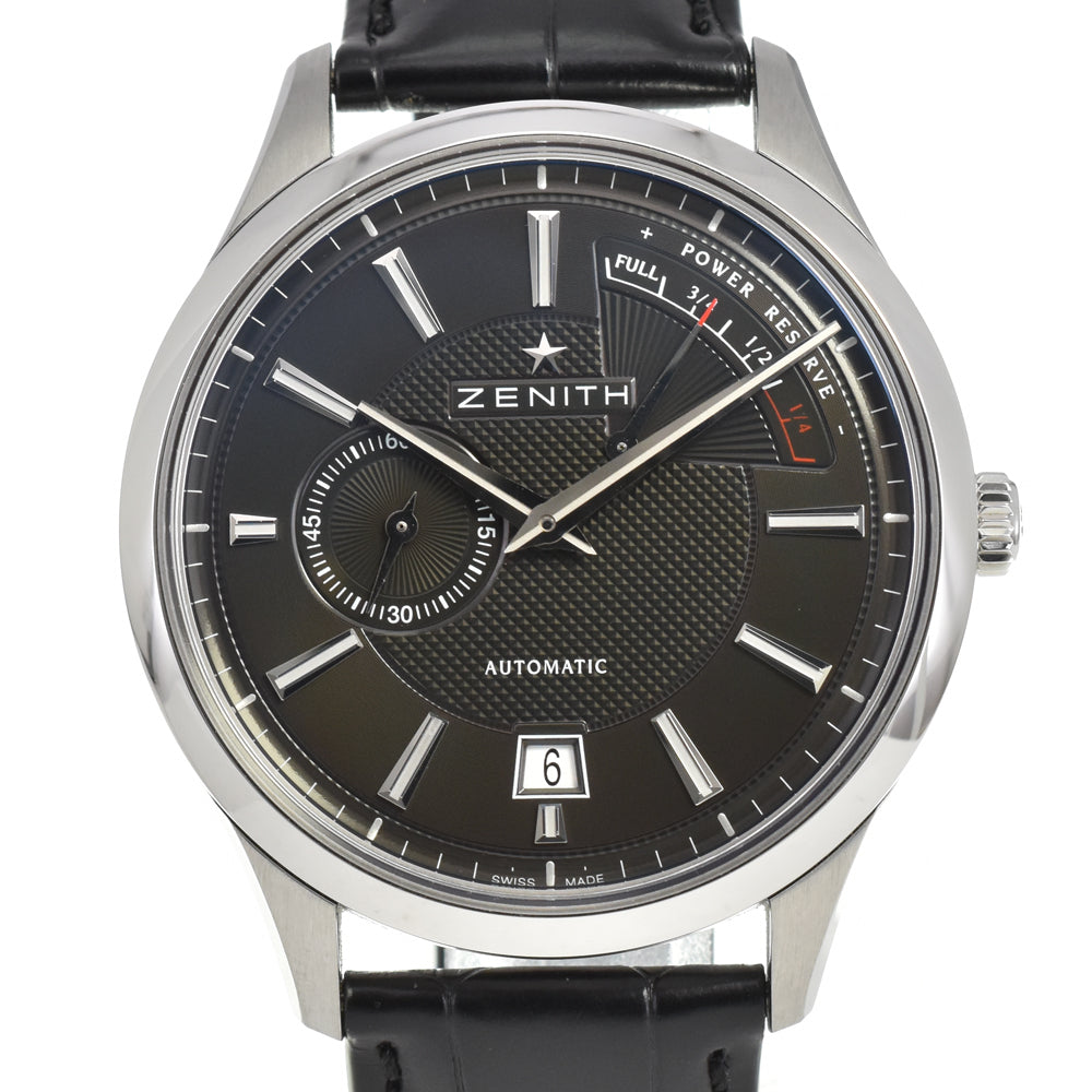 with paper ZENITH captain 03.2120.685/22.C493 black Dial Automatic Men's
 Watch Q#146434