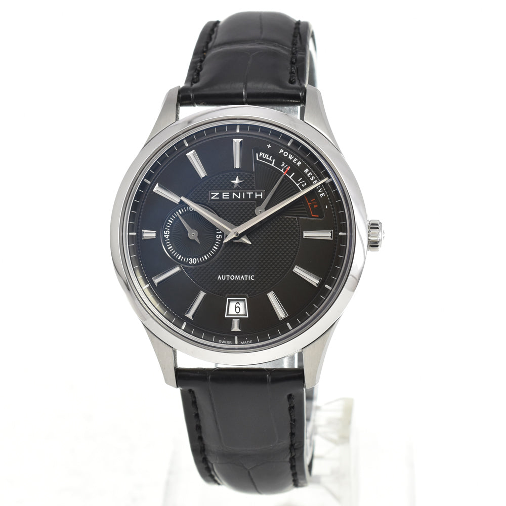 with paper ZENITH captain 03.2120.685/22.C493 black Dial Automatic Men's
 Watch Q#146434