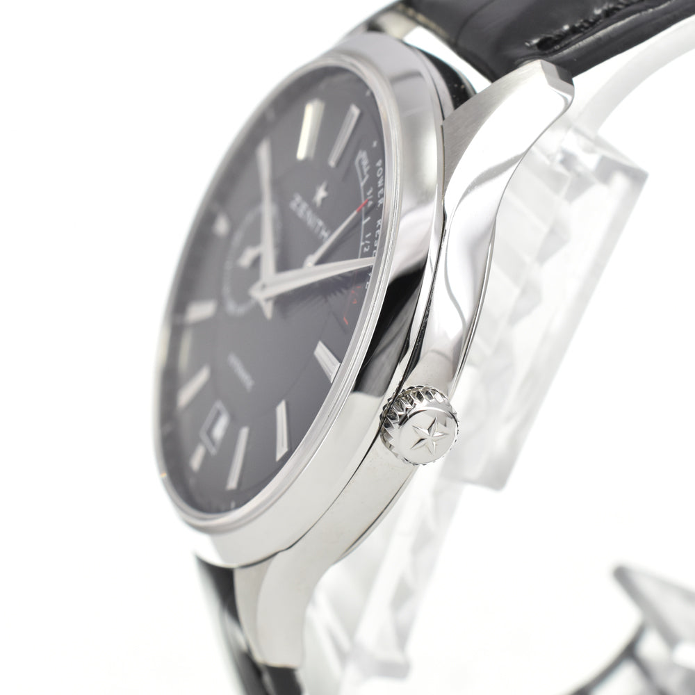 with paper ZENITH captain 03.2120.685/22.C493 black Dial Automatic Men's
 Watch Q#146434