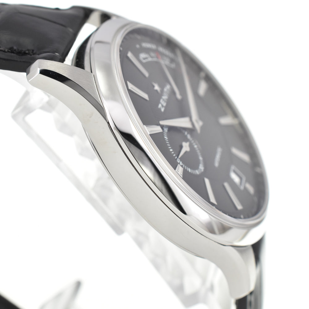 with paper ZENITH captain 03.2120.685/22.C493 black Dial Automatic Men's
 Watch Q#146434