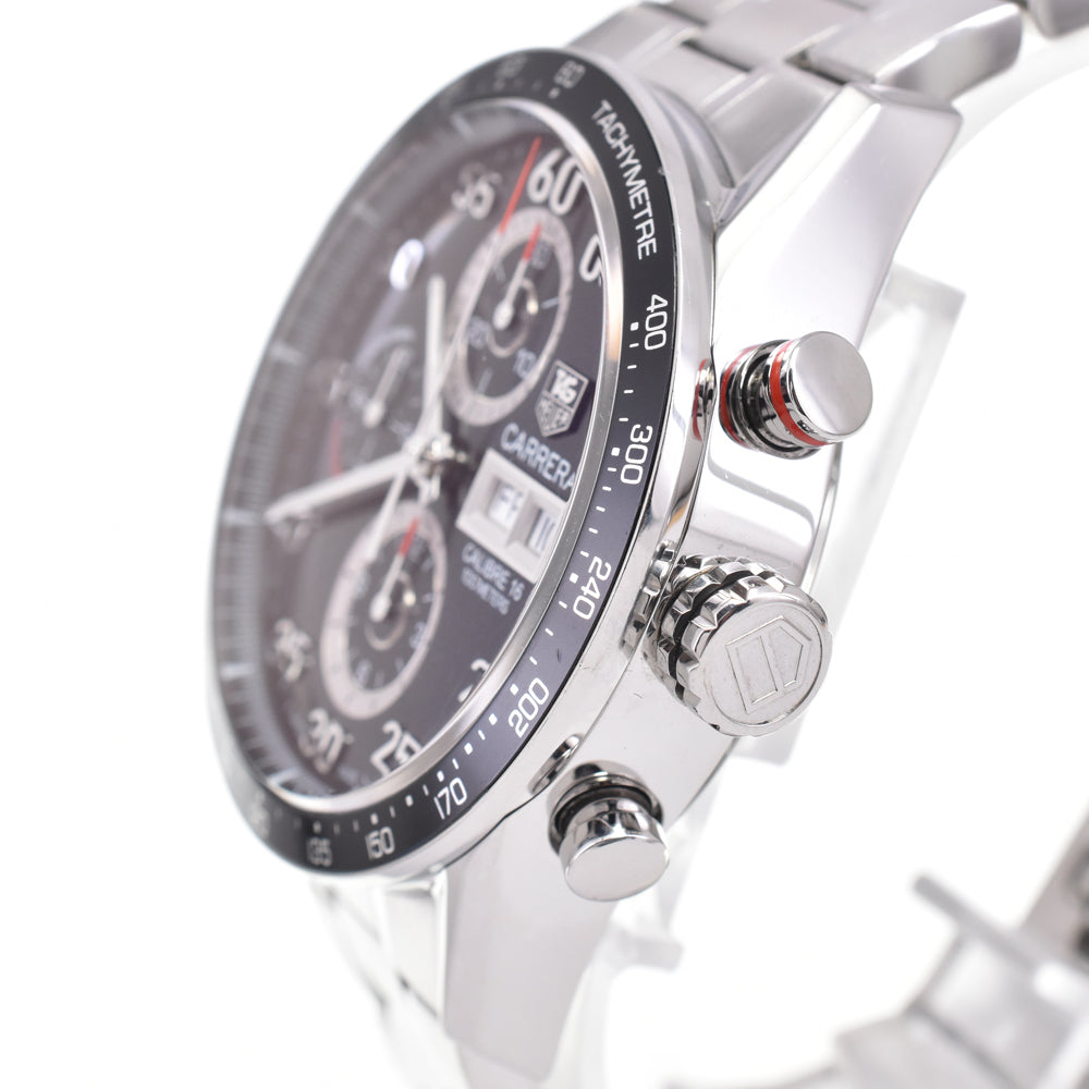 with paper TAG HEUER Carrera CV2A10.BA0796 Chronograph black Dial Automatic Men's
 Watch D#146443