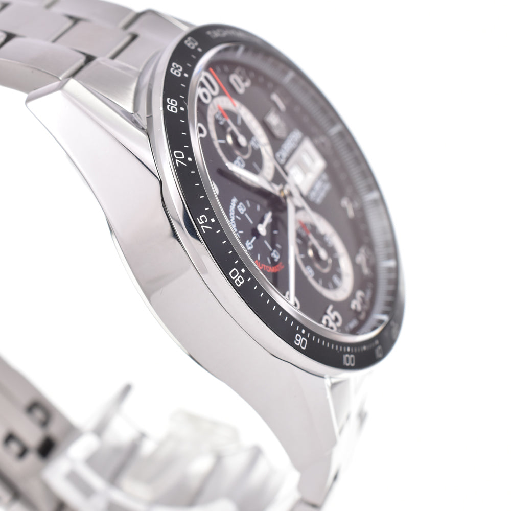 with paper TAG HEUER Carrera CV2A10.BA0796 Chronograph black Dial Automatic Men's
 Watch D#146443