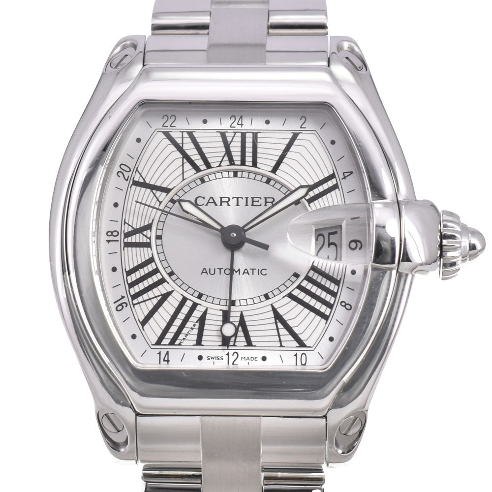 CARTIER Roadster XL W62032X6 Date Silver Dial Automatic Men's
 Watch R#146446