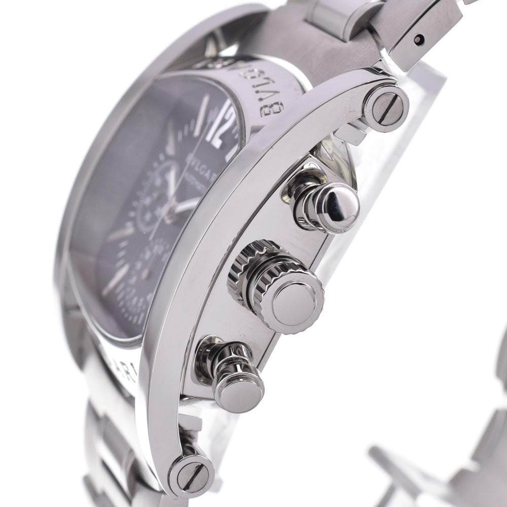 with paper BVLGARI Assioma AA44C14SSDCH Chronograph Date Navy Dial Automatic Men's
 Watch B#146453