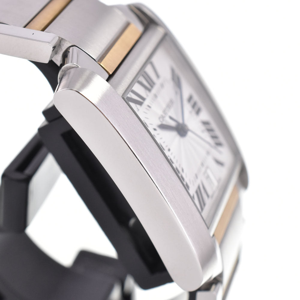 CARTIER Tank francaise LM W51005Q4 Date Silver Dial Automatic Men's
 Watch E#146455