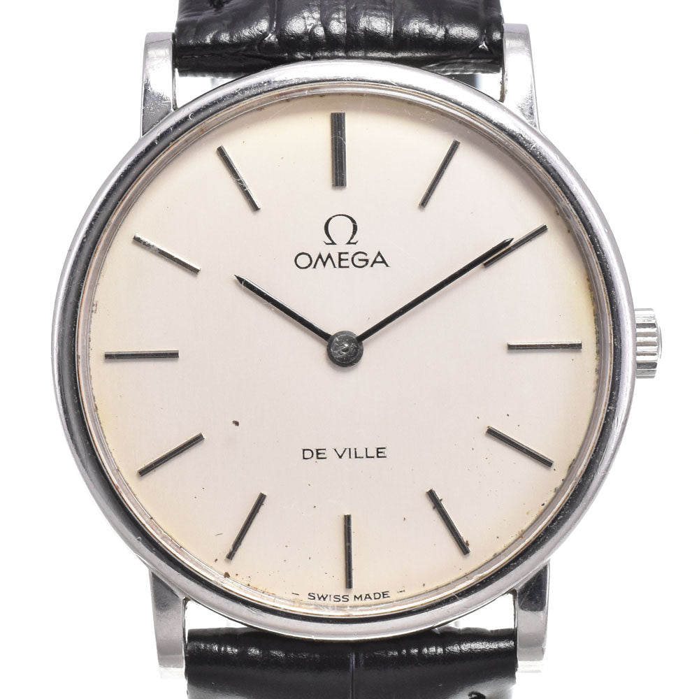 OMEGA De Ville 111.0140 vintage Cal.625 Silver Dial Hand Winding Men's
 Watch A#146456