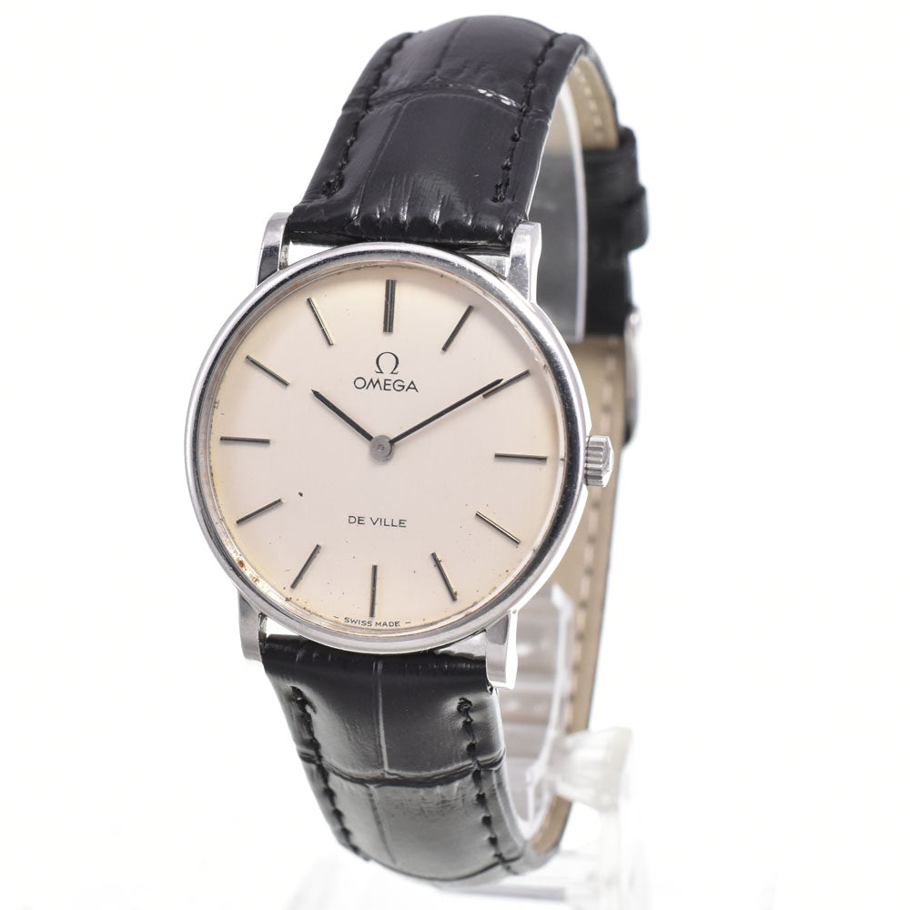 OMEGA De Ville 111.0140 vintage Cal.625 Silver Dial Hand Winding Men's
 Watch A#146456