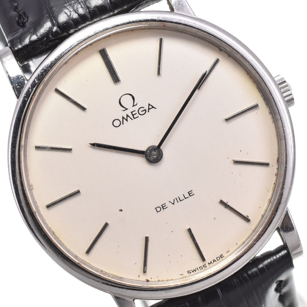OMEGA De Ville 111.0140 vintage Cal.625 Silver Dial Hand Winding Men's
 Watch A#146456