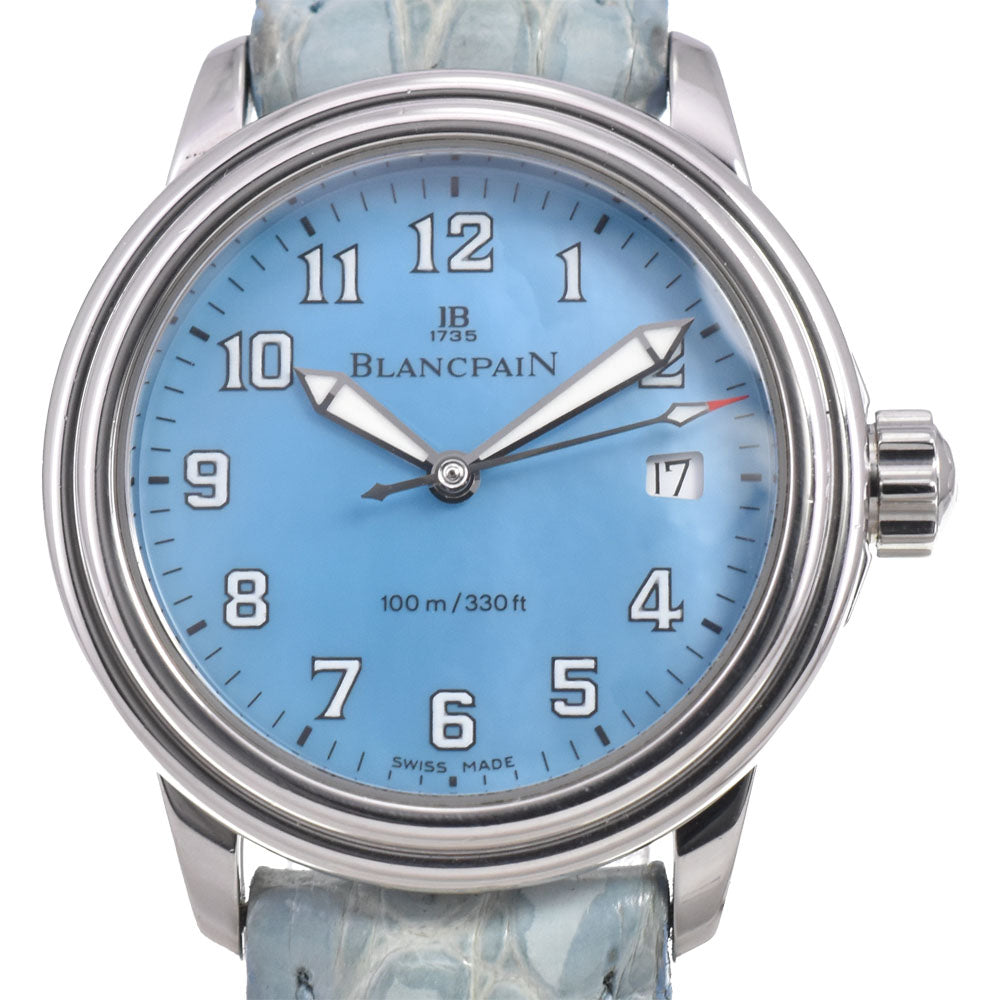 Blancpain Leman B2102 Blue shell Dial Automatic Ladies
 Watch R#146457