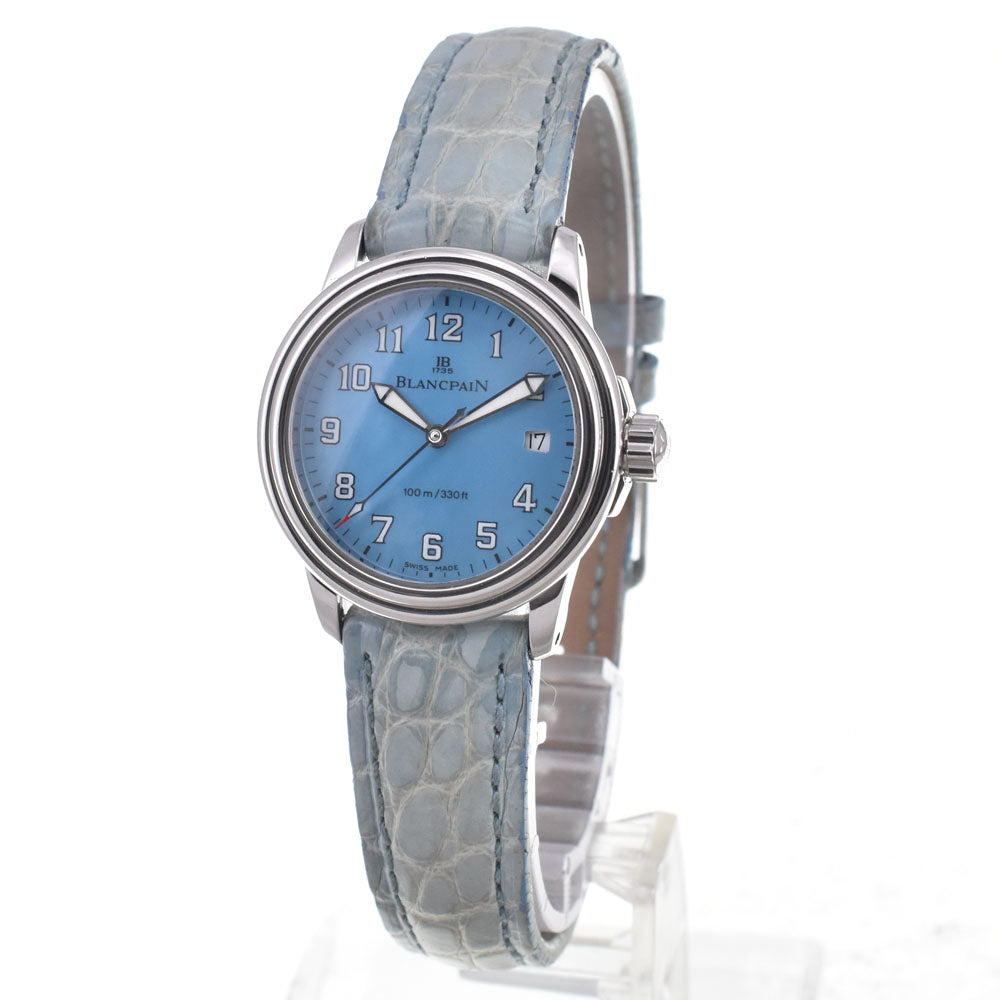 Blancpain Leman B2102 Blue shell Dial Automatic Ladies
 Watch R#146457