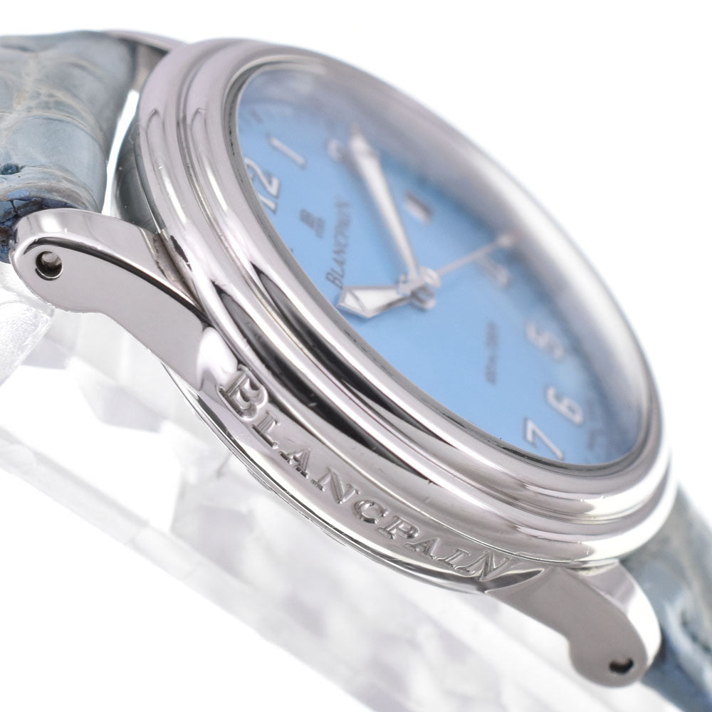Blancpain Leman B2102 Blue shell Dial Automatic Ladies
 Watch R#146457