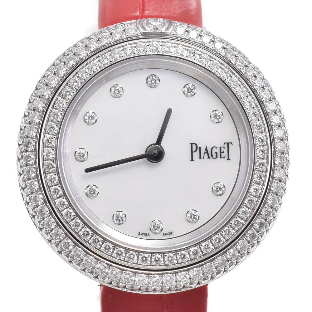 PIAGET possession G0A44285 Diamond Bezel White shell Dial Quartz Ladies
 Watch Q#146458