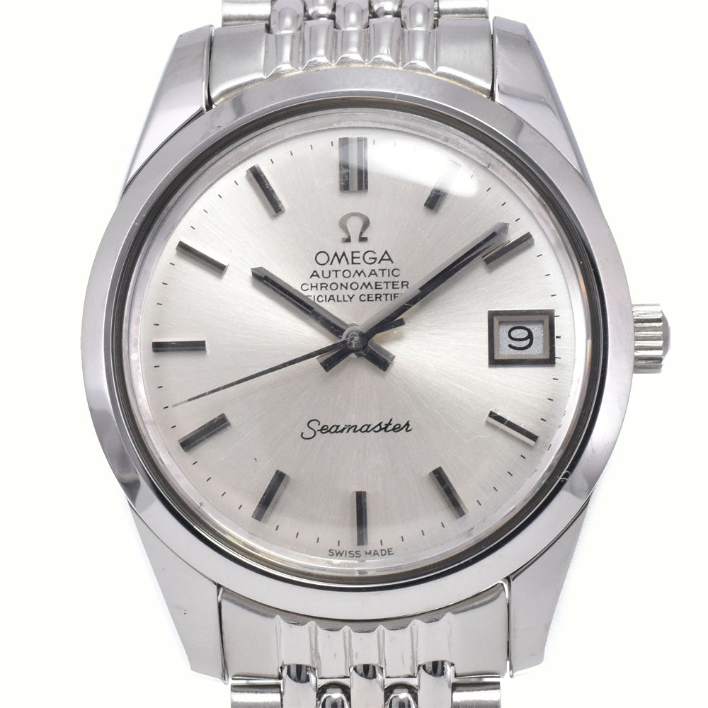 with paper OMEGA Seamaster 168.0061 vintage Chronometer Date Cal.1011 Silver Dial Automatic Men's
 Watch L#146462