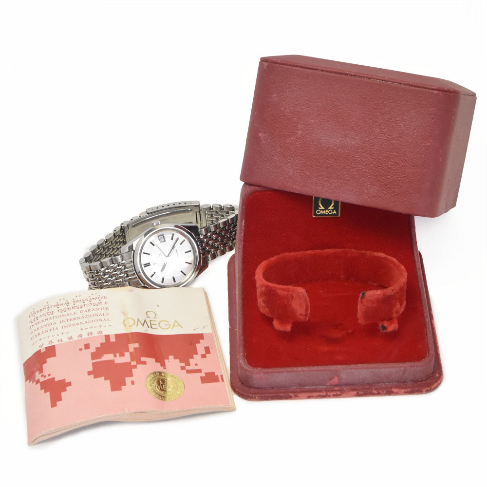 with paper OMEGA Seamaster 168.0061 vintage Chronometer Date Cal.1011 Silver Dial Automatic Men's
 Watch L#146462