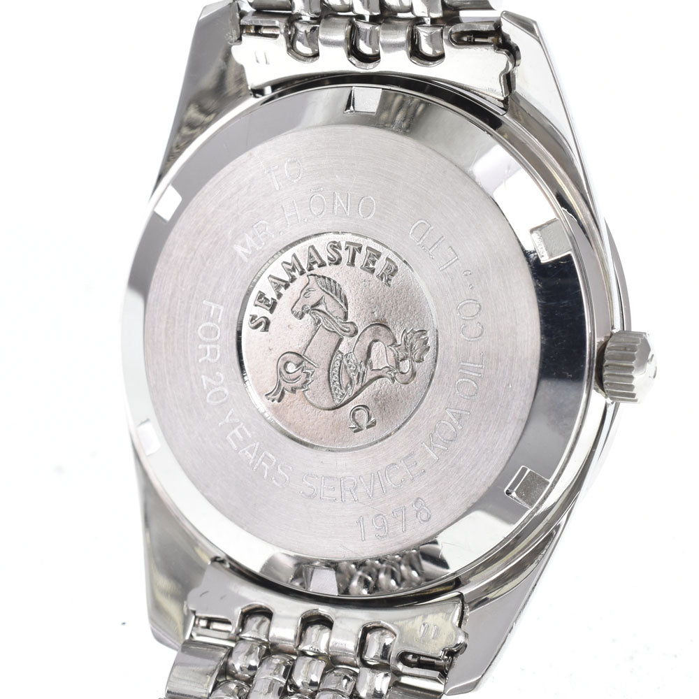with paper OMEGA Seamaster 168.0061 vintage Chronometer Date Cal.1011 Silver Dial Automatic Men's
 Watch L#146462