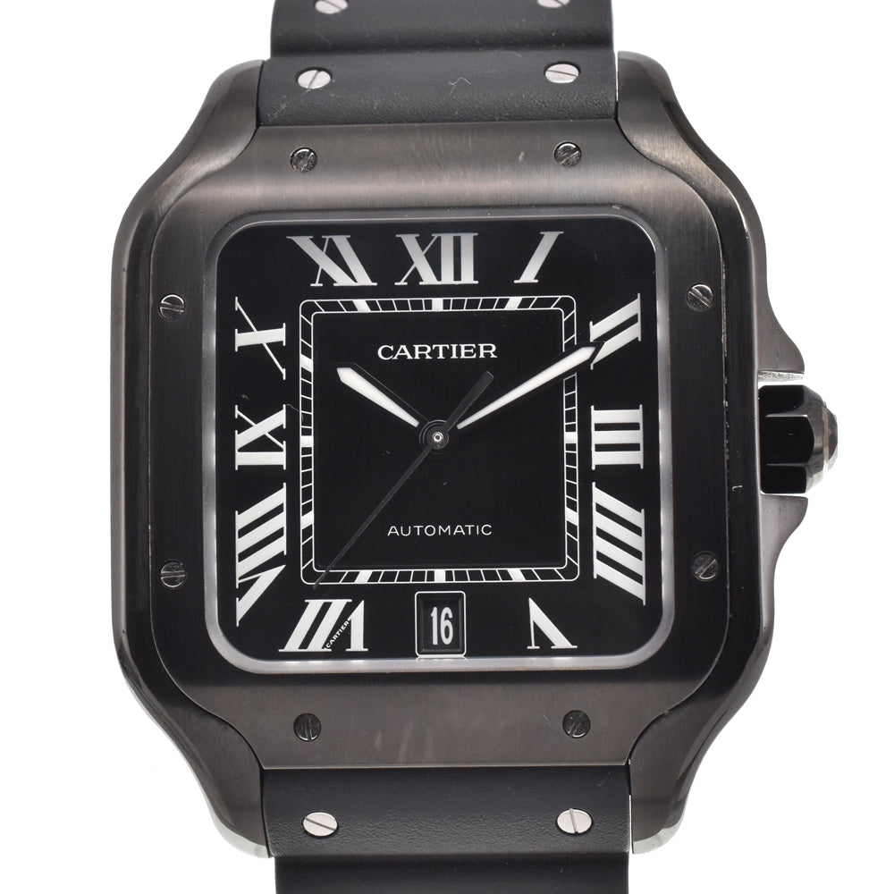 CARTIER Santos de Cartier watch WSSA0039 black Dial Automatic Men's
 Watch B#146463