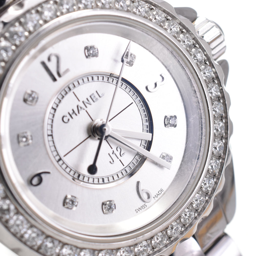 CHANEL J12 H3402 diamond Silver Dial Quartz Ladies
 Watch E#146466
