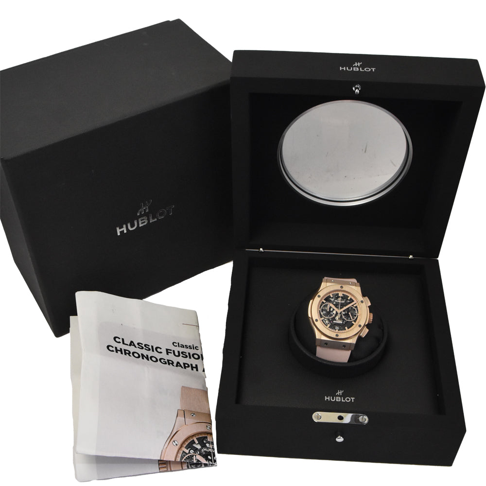 HUBLOT Classic fusion 525.UP.0192.RX.JPN Limited edition of 100 pieces in Japan, skeleton design. black Dial Automatic Men's
 Watch Q#146469