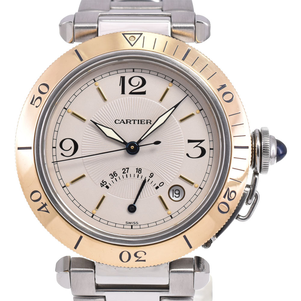 CARTIER Pasha W31012H3 K18YG Bezel Ivory Dial Automatic Men's
 Watch A#146474