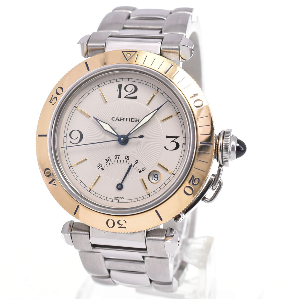CARTIER Pasha W31012H3 K18YG Bezel Ivory Dial Automatic Men's
 Watch A#146474