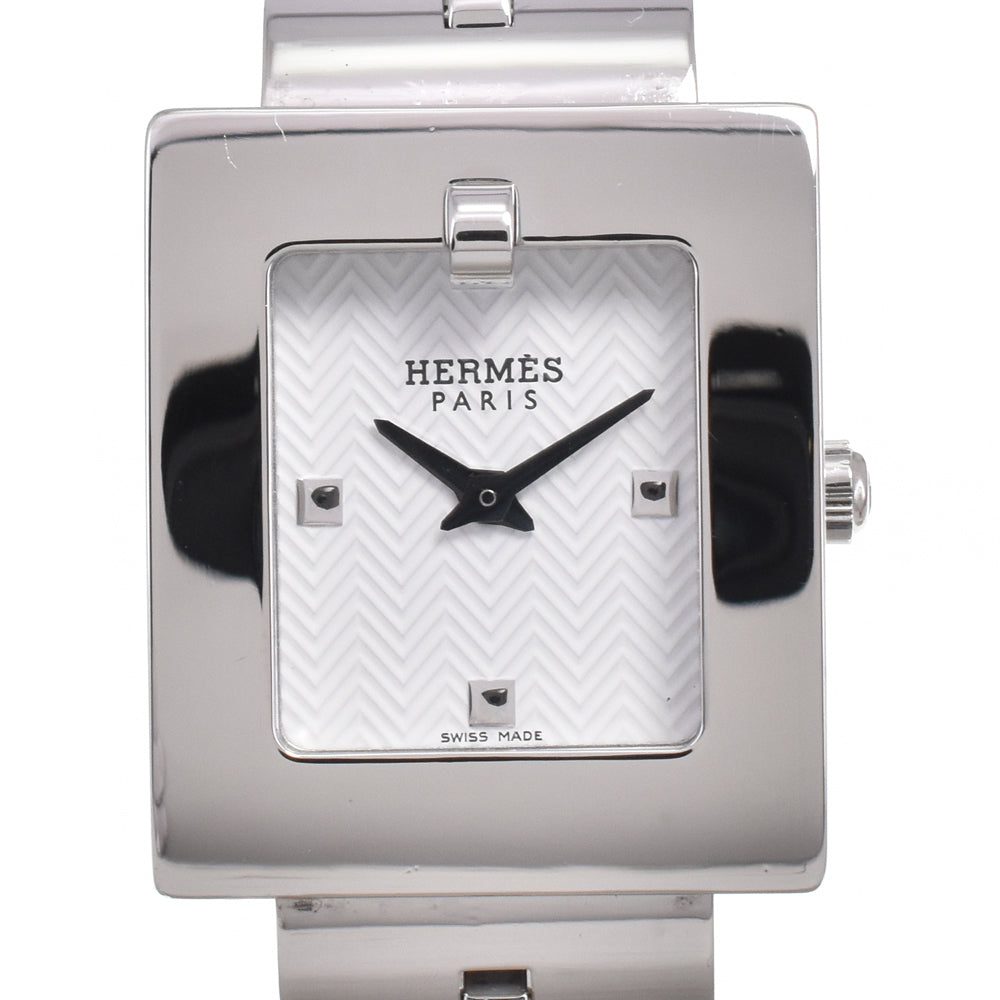 HERMES Belt watch BE1.110 white Dial Quartz Ladies
 Watch H#146476