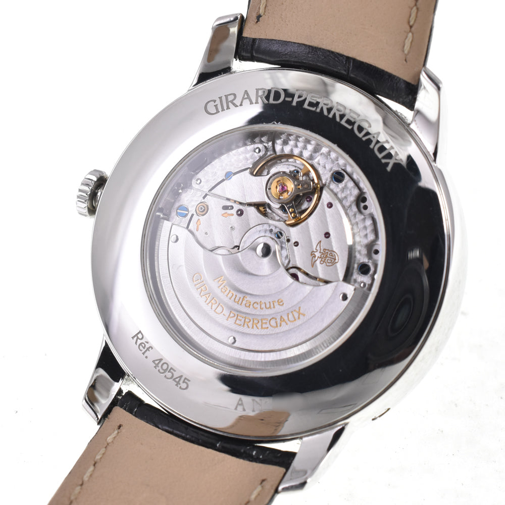 GIRARD-PERREGAUX 1966 49545-11-131-BB60 Date Moon Phase white Dial Automatic Men's
 Watch D#146481