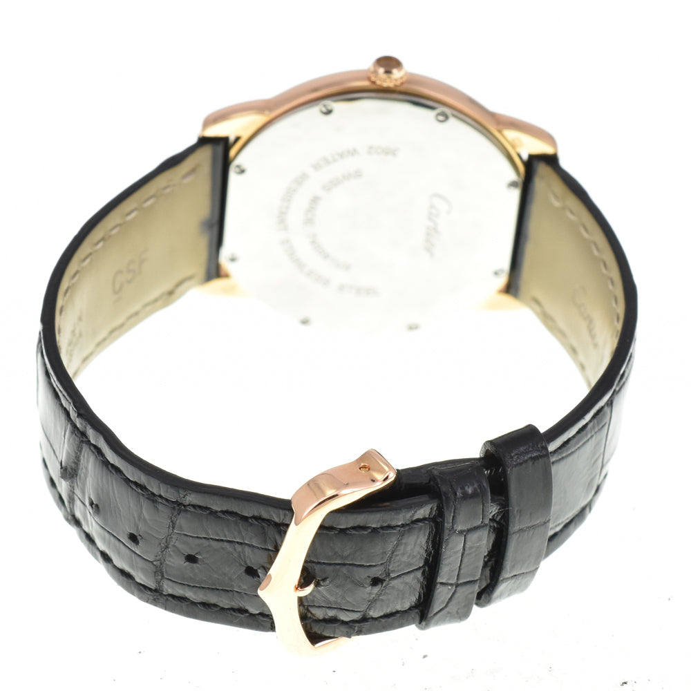 CARTIER Rondo Solo de Cartier LM W6701008 Silver Dial Quartz Men's
 Watch Q#146484