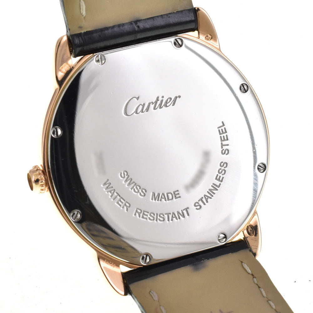 CARTIER Rondo Solo de Cartier LM W6701008 Silver Dial Quartz Men's
 Watch Q#146484