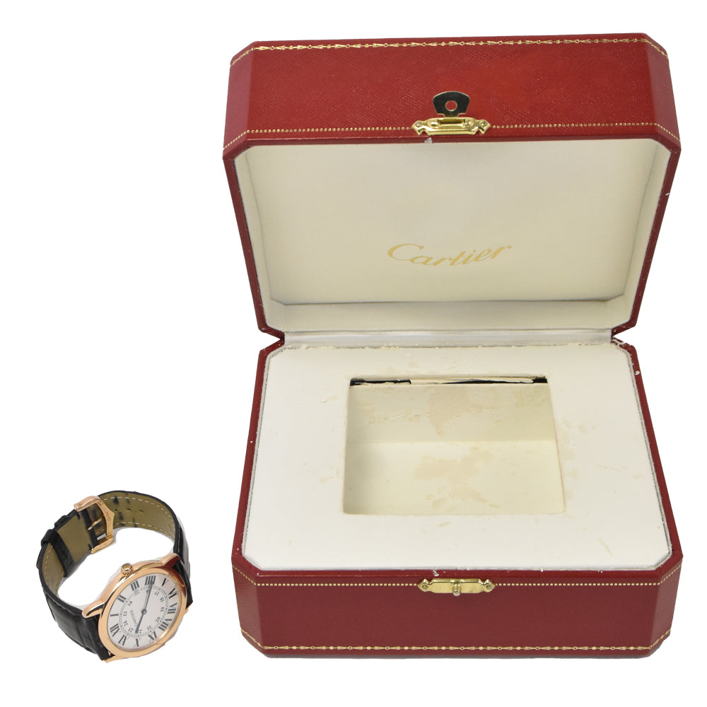 CARTIER Rondo Solo de Cartier LM W6701008 Silver Dial Quartz Men's
 Watch Q#146484