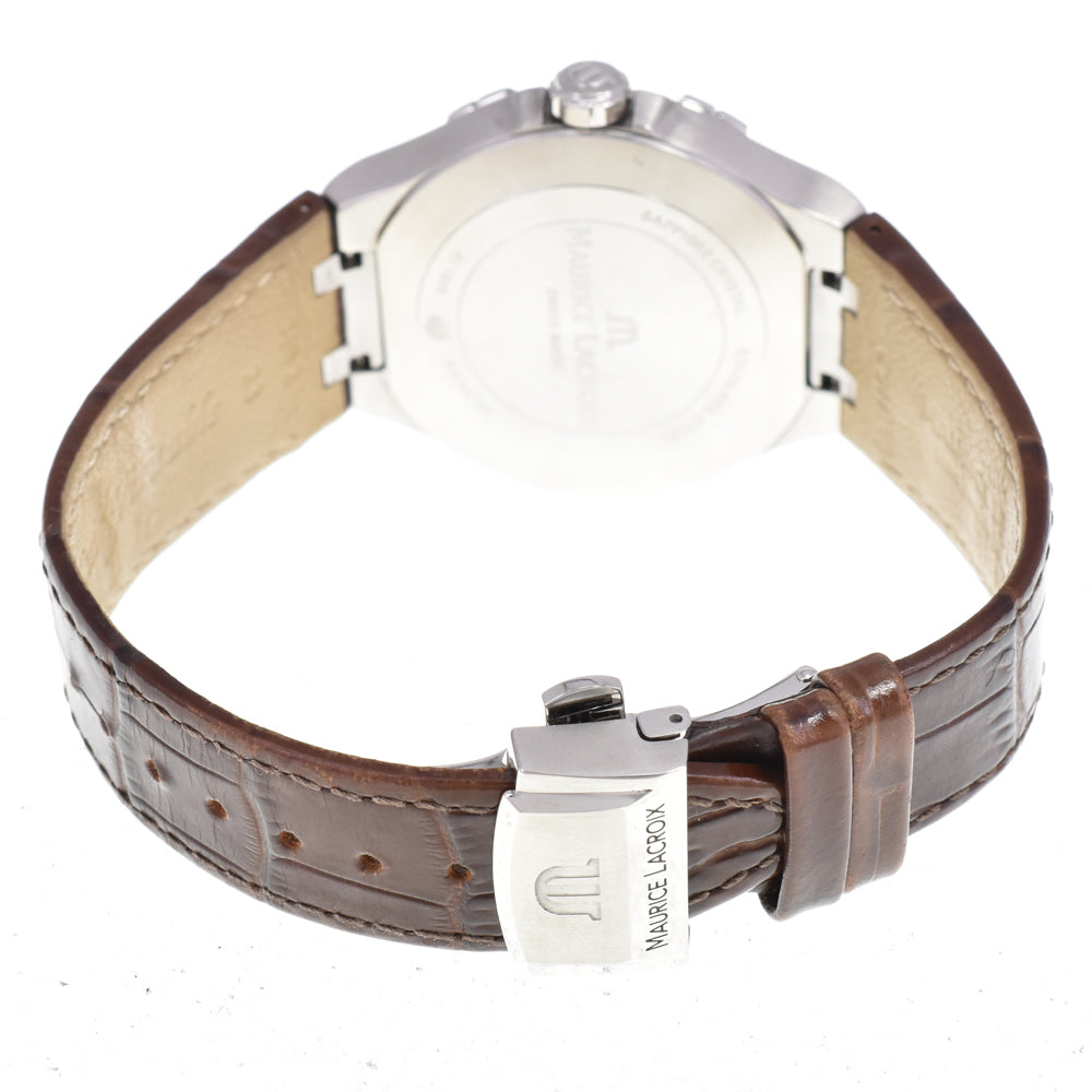 MAURICE LACROIX icon AI1008-SS001-130 Date Silver Dial Quartz Men's
 Watch A#146489