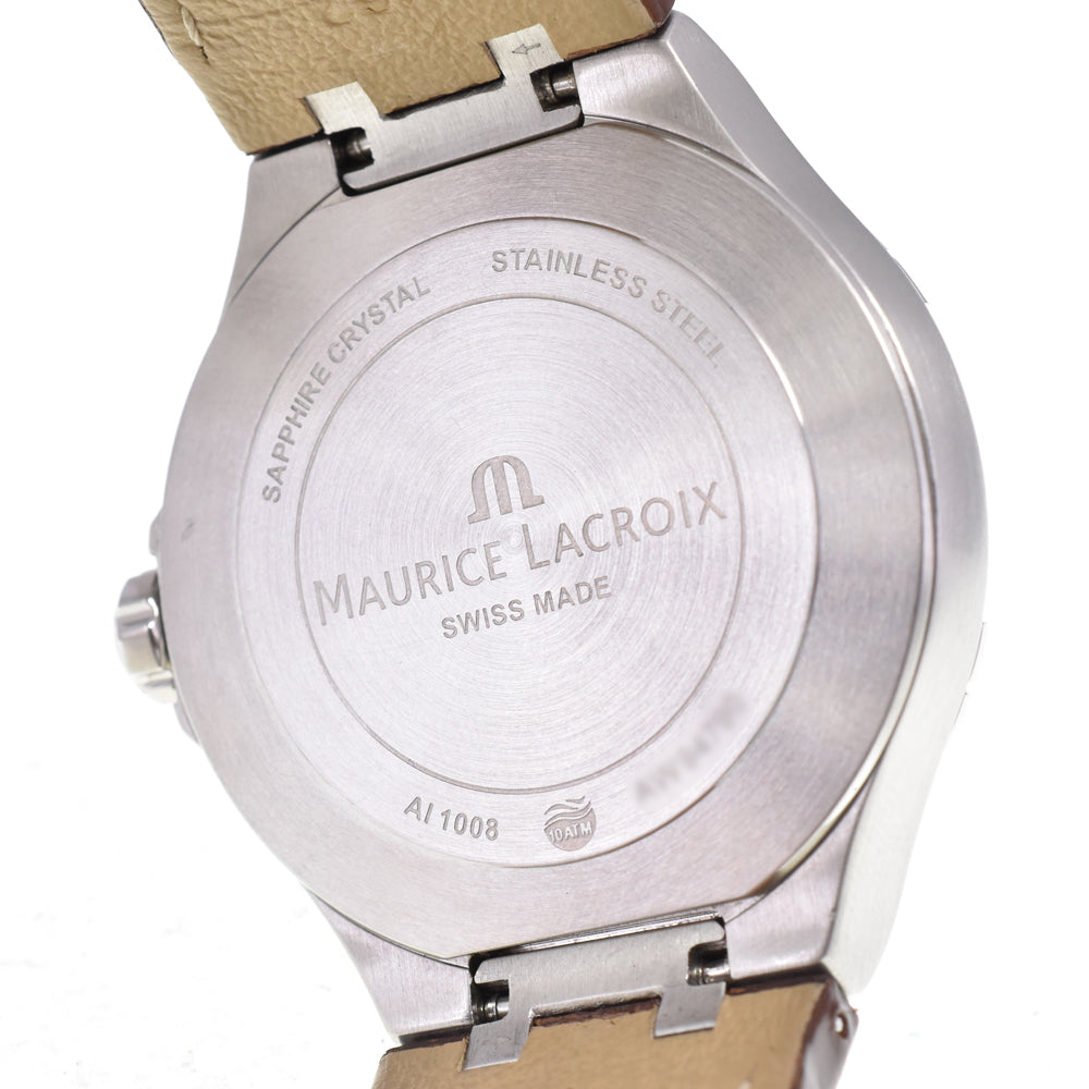MAURICE LACROIX icon AI1008-SS001-130 Date Silver Dial Quartz Men's
 Watch A#146489