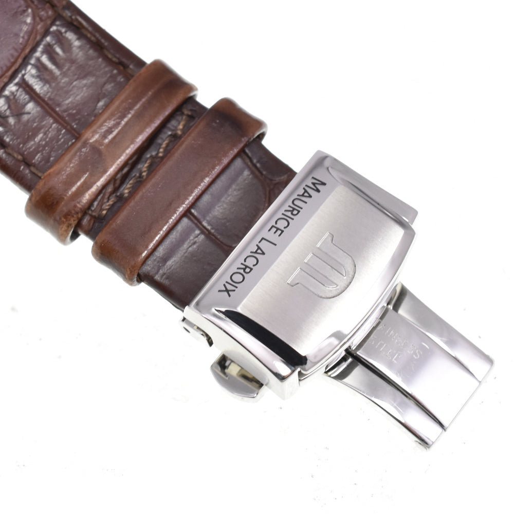 MAURICE LACROIX icon AI1008-SS001-130 Date Silver Dial Quartz Men's
 Watch A#146489