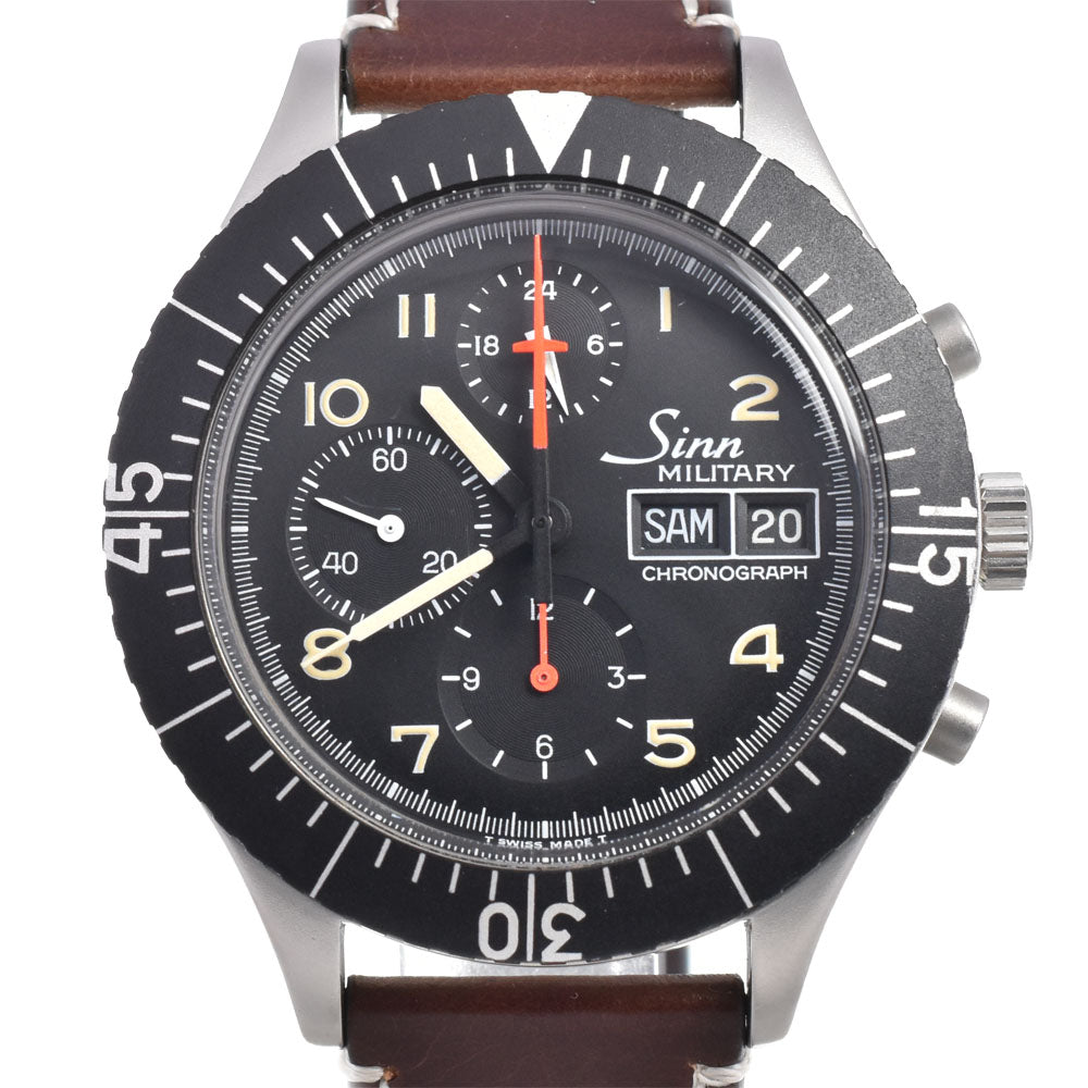 Sinn military 156.B Chronograph day date black Dial Automatic Men's
 Watch A#146491