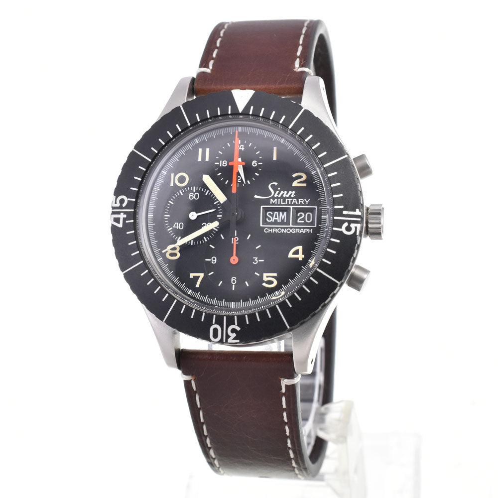Sinn military 156.B Chronograph day date black Dial Automatic Men's
 Watch A#146491