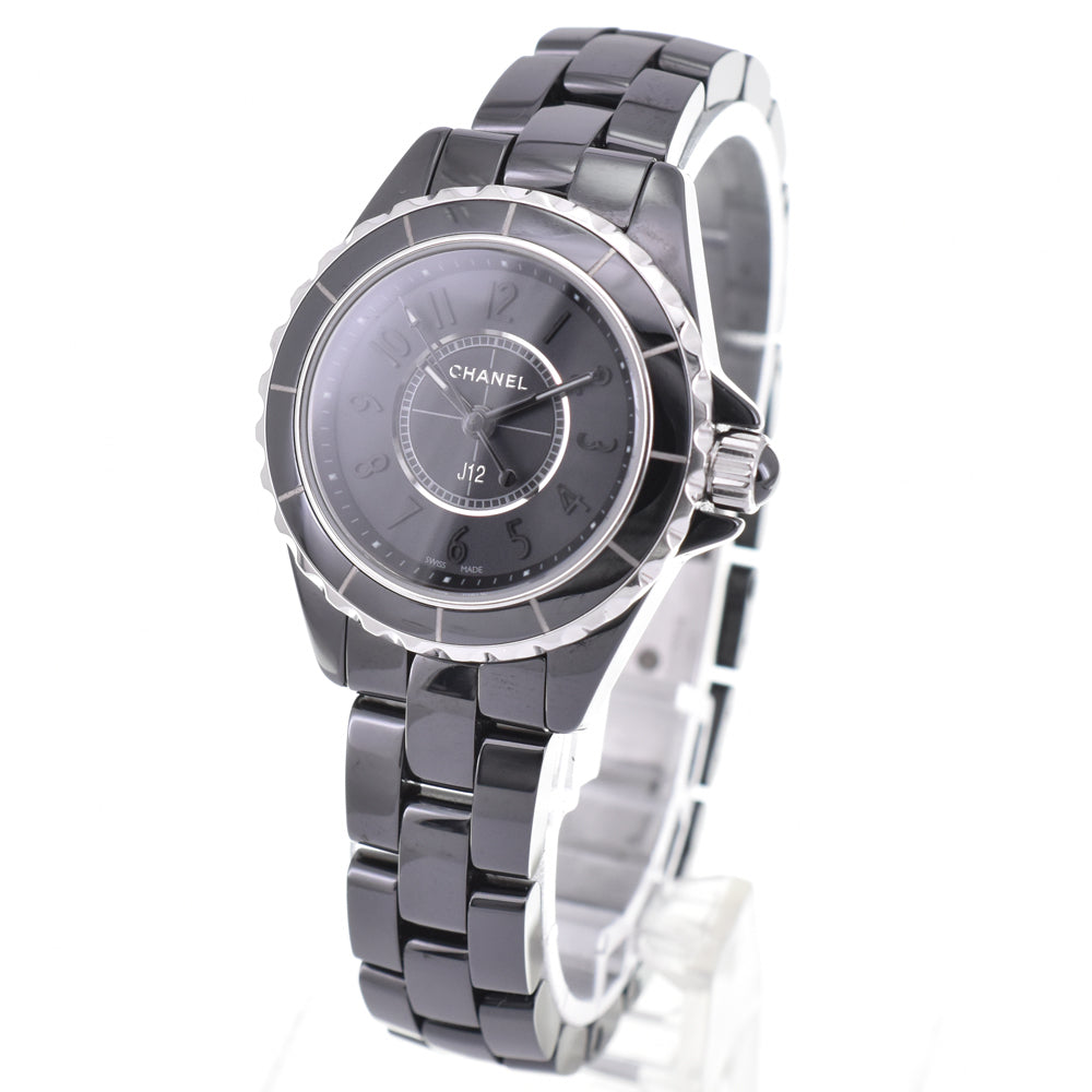 with paper CHANEL J12 H4196 black Dial Quartz Ladies
 Watch R#146493