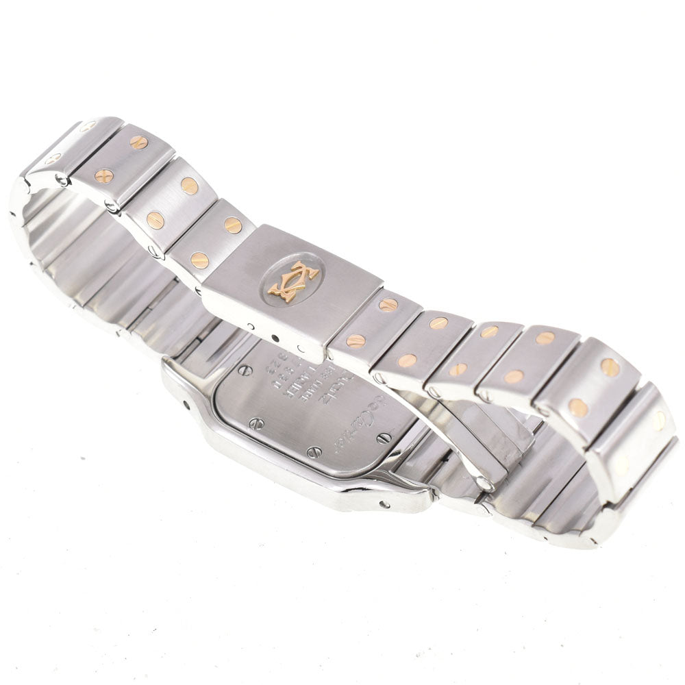 CARTIER Santos Galve SM W20012C4 Stainless Steel/K18YG Ivory Dial Quartz Ladies
 Watch E#146496