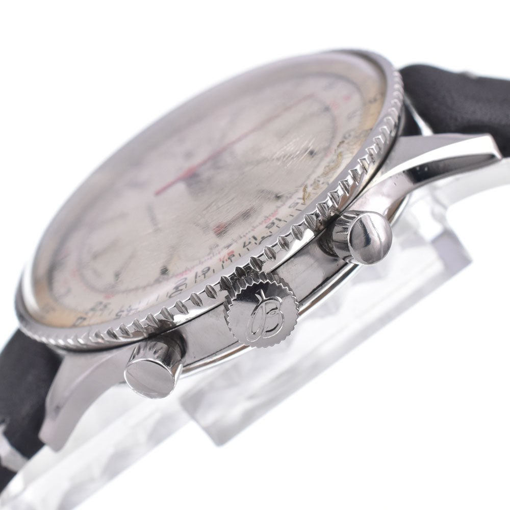 BREITLING Chronomat Ref.808 vintage Chronograph Silver Dial Hand Winding Men's
 Watch C#146498