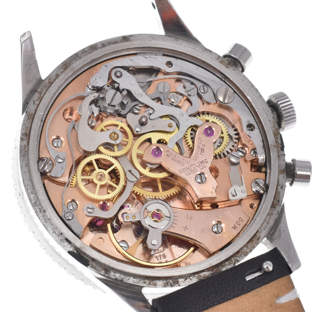 BREITLING Chronomat Ref.808 vintage Chronograph Silver Dial Hand Winding Men's
 Watch C#146498