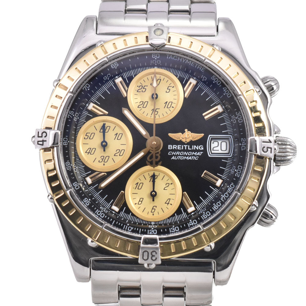 BREITLING Chronomat D13050.1 Chronograph Black / gold Dial Automatic Men's
 Watch R#146499