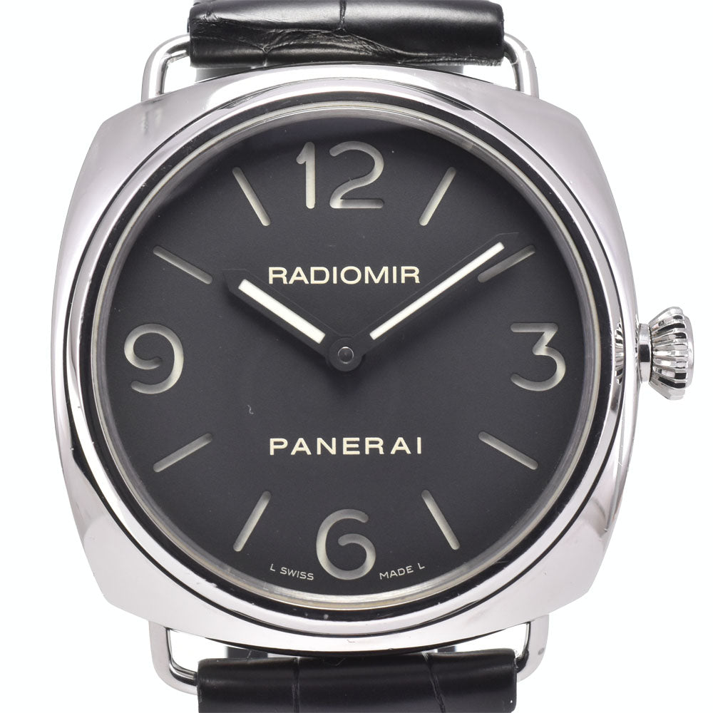 PANERAI Radio meal PAM00210 black Dial Hand Winding Men's
 Watch A#146500