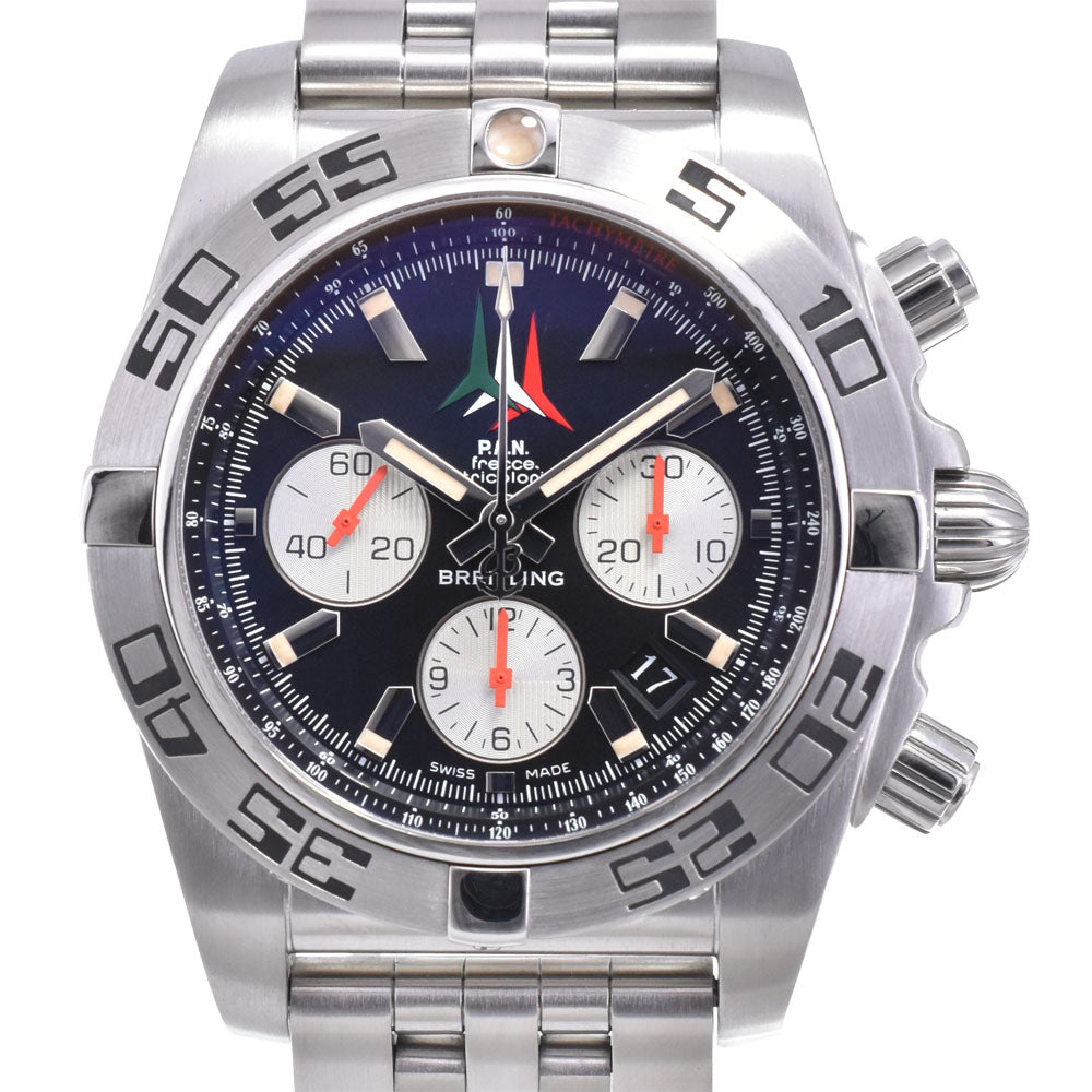 BREITLING Chrono mat 44 AB0110 Chronograph black Dial Automatic Men's
 Watch Q#146503