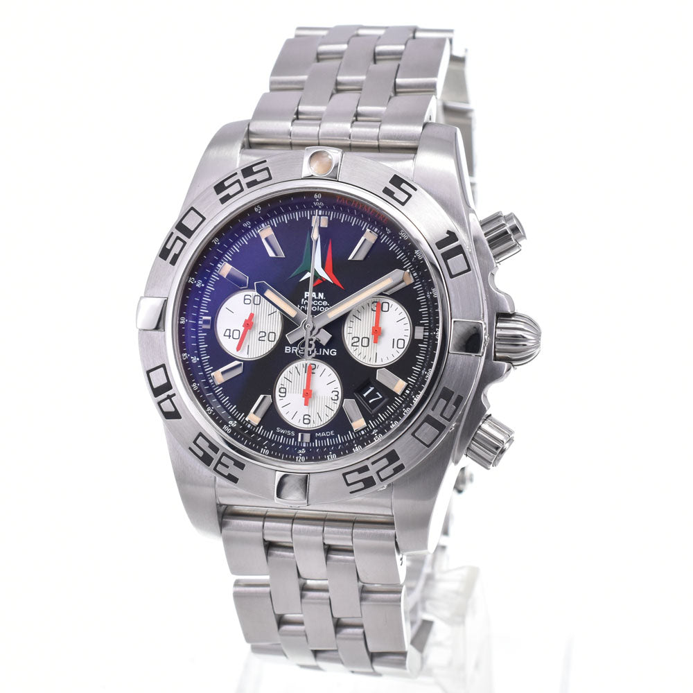 BREITLING Chrono mat 44 AB0110 Chronograph black Dial Automatic Men's
 Watch Q#146503