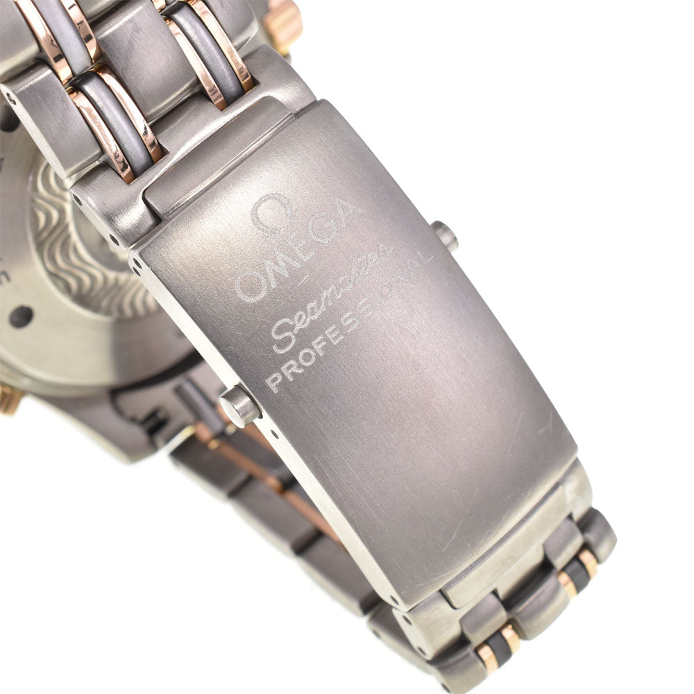 OMEGA Seamaster 300M chronograph 2297.80 Titanium / K18YG blue Dial Automatic Men's
 Watch D#146504